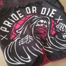 Pride Or Die GRim Beaterz MMA Shorts - Black